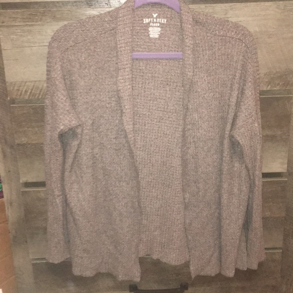 Slouchy Waffle Cardigan